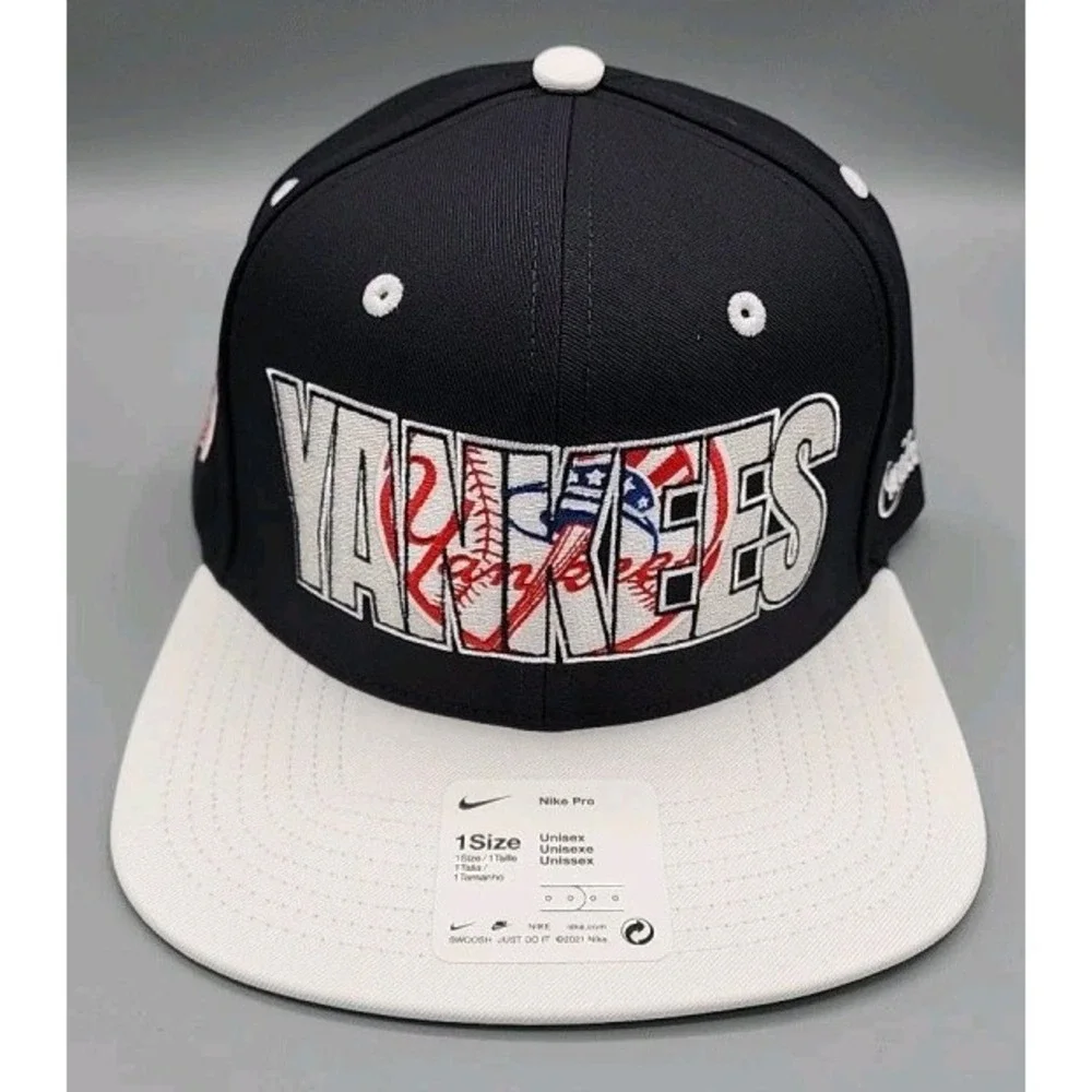 New York Yankees Nike Cooperstown Collection Pro Snapback Hat -‎ Navy